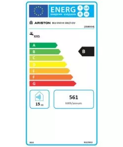 Scaldabagno elettrico murale ad accumulo da 10 litri - ariston blu evo.